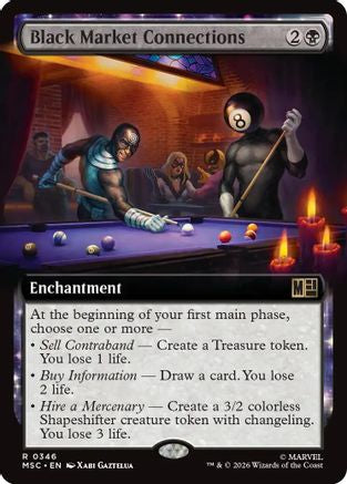 Black Market Connections (Extended Art) (346) - Commander: Marvel Super Heroes