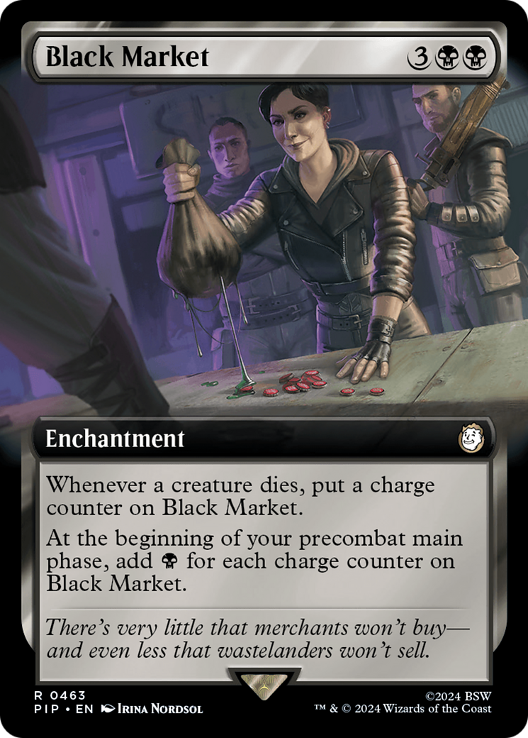 Black Market (Extended Art) (463) Foil - Fallout