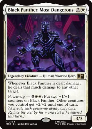 Black Panther, Most Dangerous (584) - Commander: Marvel Super Heroes