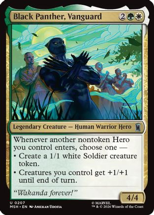 Black Panther, Vanguard (207) Foil - Marvel Super Heroes
