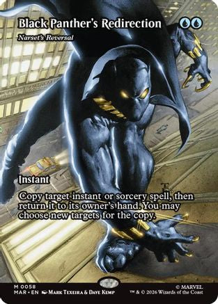 Black Panther's Redirection – Narset's Reversal (058) - Marvel Universe