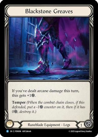 Blackstone Greaves (PEN096) - Compendium of Rathe
