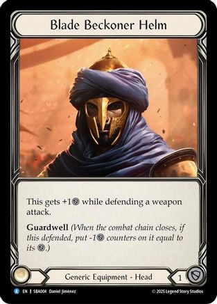 Blade Beckoner Helm (SBA004) - Silver Age