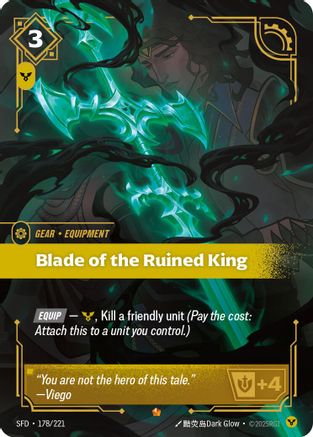 Blade of the Ruined King (178) Foil - Spiritforged