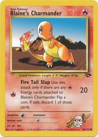Blaine's Charmander (60) (Unlimited) - Gym Challenge