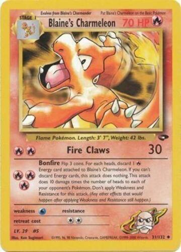 Blaine's Charmeleon (31) (Unlimited) - Gym Challenge