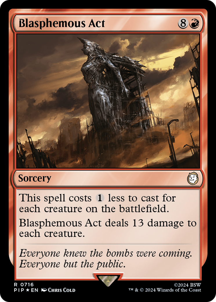 Blasphemous Act (716) Surge Foil - Fallout