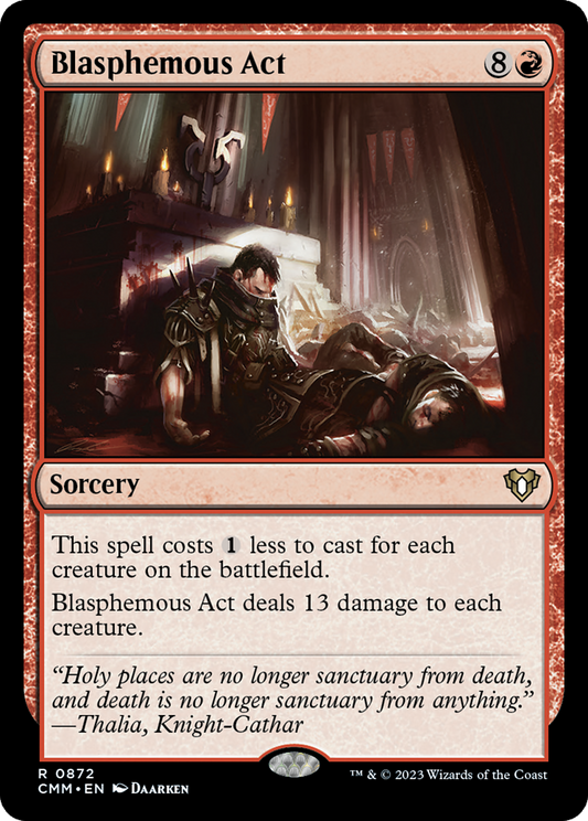 Blasphemous Act (872) - Commander Masters