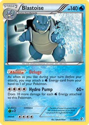 Blastoise (Deck Exclusives) (31) - Boundaries Crossed