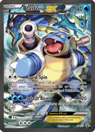 Blastoise EX (Alternate Full Art) (XY122) Holofoil - Black Star Promos