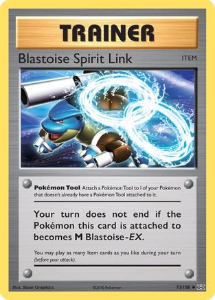 Blastoise Spirit Link (73) Reverse Holofoil - Evolutions