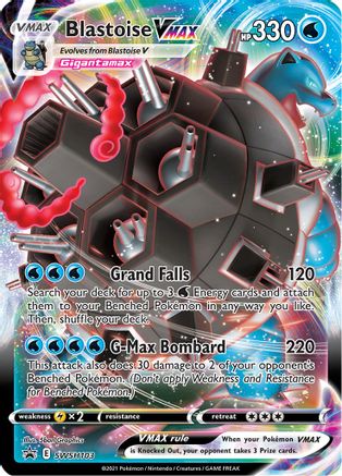 Blastoise VMAX (SWSH103) Holofoil - Black Star Promos