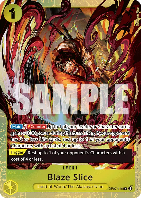 Blaze Slice (Premium Card Collection -Best Selection Vol.5-) (OP07-116) Foil