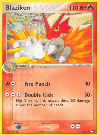 Blaziken (1) Holofoil - POP Series 1