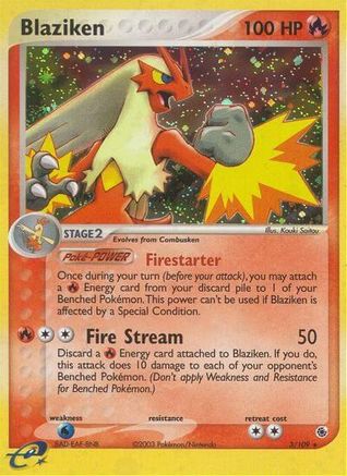Blaziken (3) Holofoil - Ruby and Sapphire