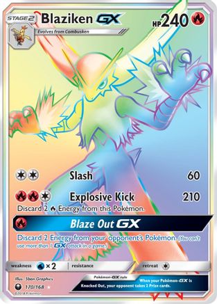 Blaziken GX (170) Holofoil - Celestial Storm