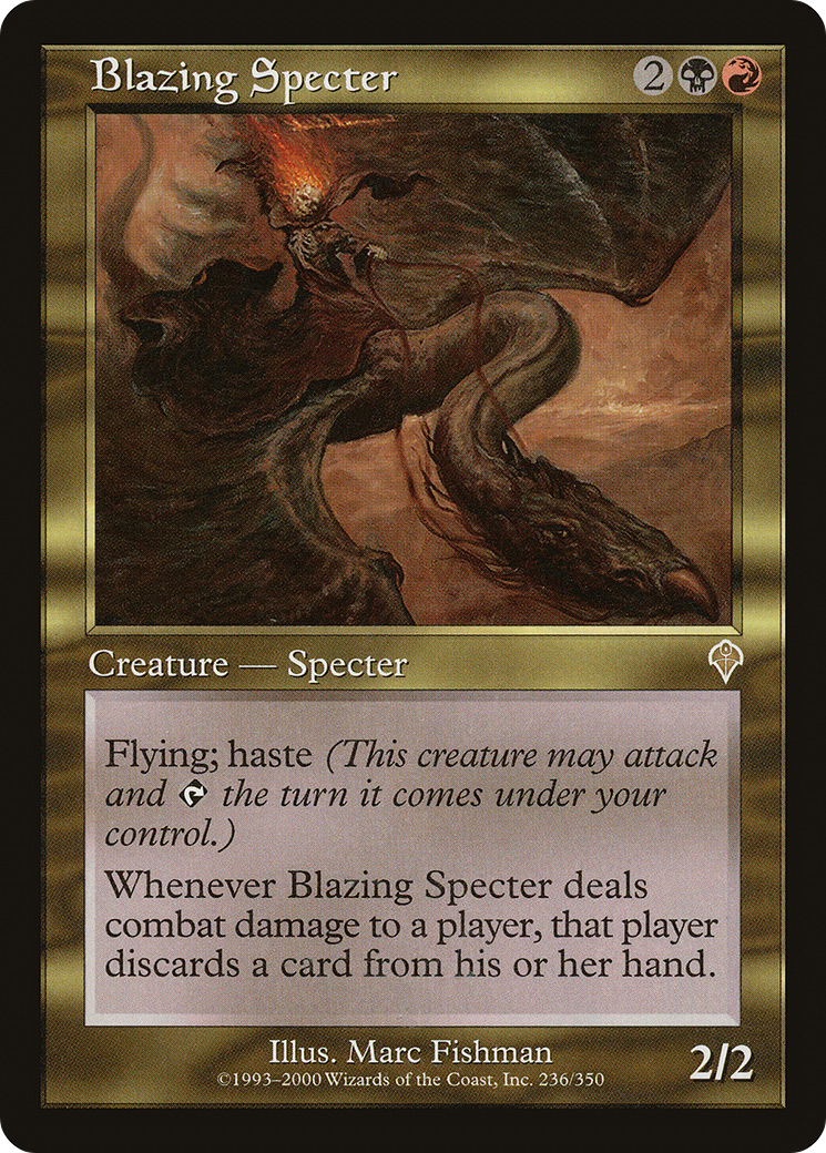Blazing Specter (236) Foil - Invasion