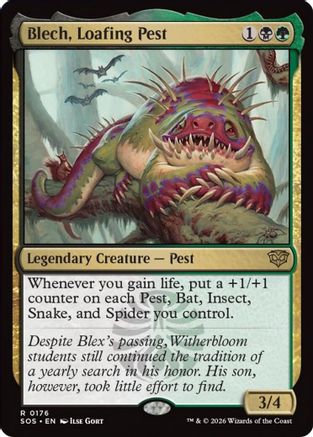Blech, Loafing Pest (176) - Secrets of Strixhaven