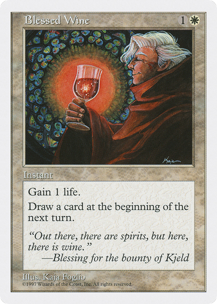 Blessed Wine - Fifth Edition