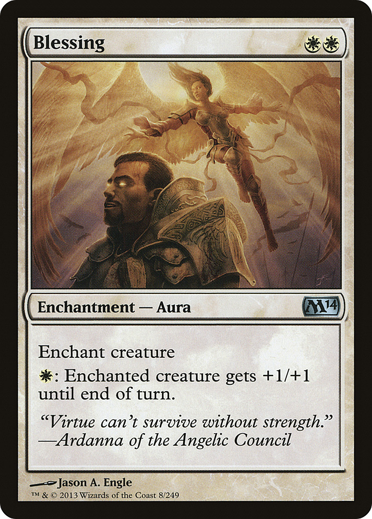 Blessing (008) Foil - Magic 2014
