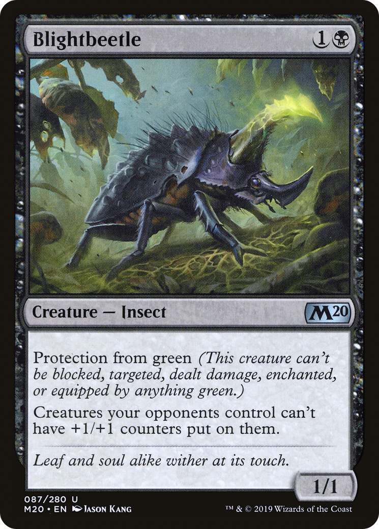 Blightbeetle (087) Foil - Core Set 2020