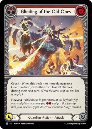Blinding of the Old Ones (MPG026) - Mastery Pack Guardian