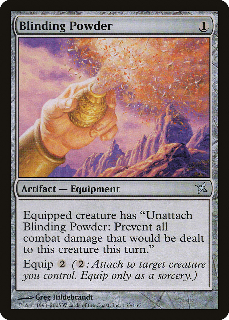 Blinding Powder (153) Foil - Betrayers of Kamigawa