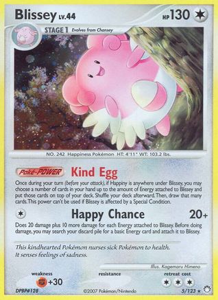 Blissey (5) Holofoil - Mysterious Treasures