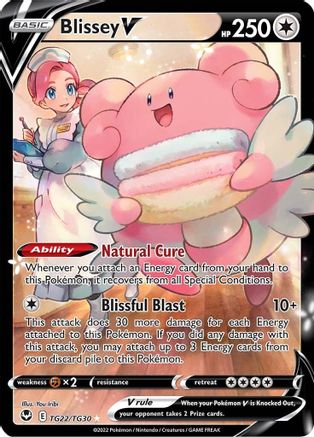Blissey V (Alternate Full Art) (TG22) Holofoil - Silver Tempest