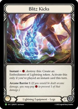 Blitz Kicks (JDG075) Cold Foil - Flesh and Blood: Promo Cards