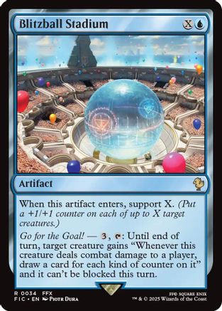 Blitzball Stadium (034) Surge Foil - Commander: FINAL FANTASY