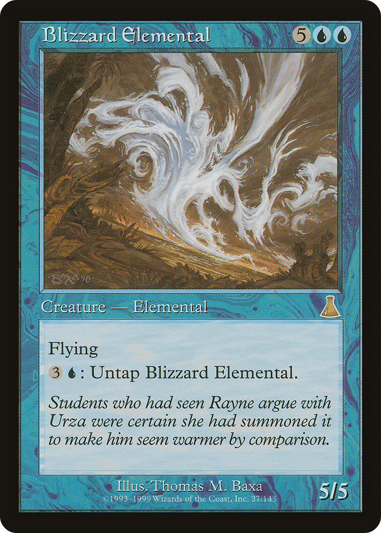 Blizzard Elemental (027) Foil - Urza's Destiny