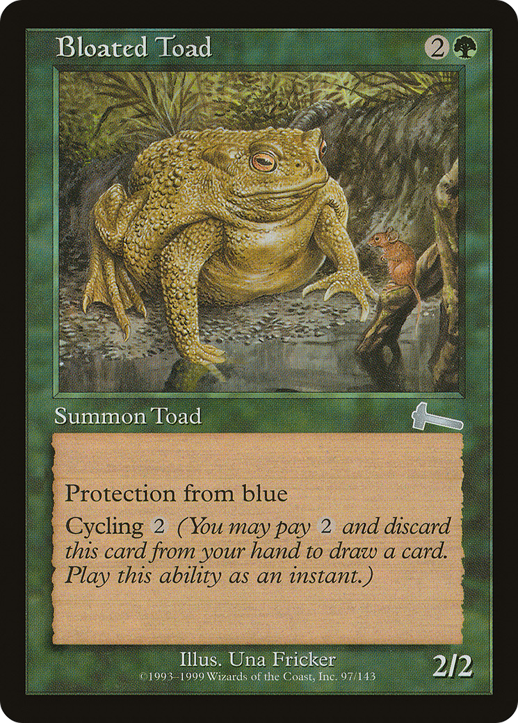 Bloated Toad (097) Foil - Urza's Legacy