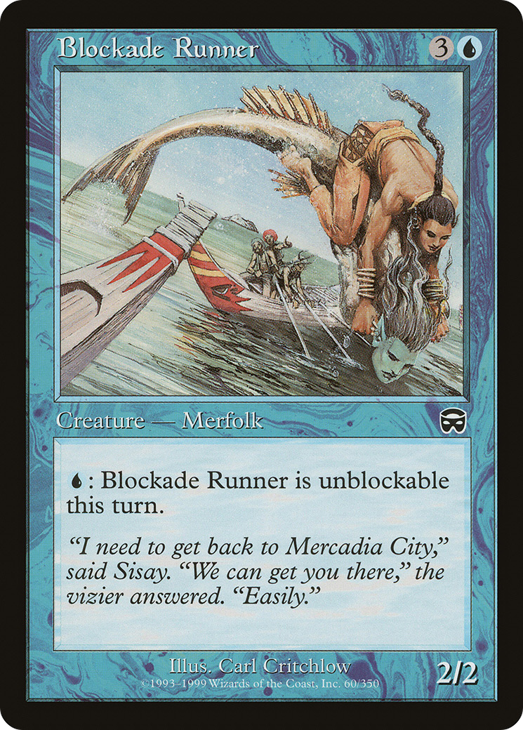 Blockade Runner (060) Foil - Mercadian Masques