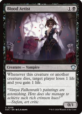 Blood Artist (209) - Commander: Secrets of Strixhaven