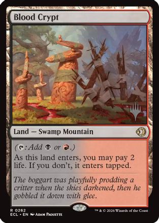Blood Crypt (Promo Pack) (262) Foil - Lorwyn Eclipsed