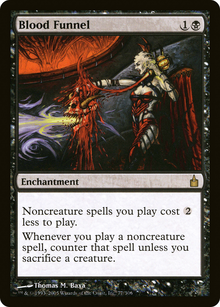 Blood Funnel (077) Foil - Ravnica: City of Guilds