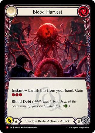 Blood Harvest (IAR005) Rainbow Foil - Usurp the Shadow Throne