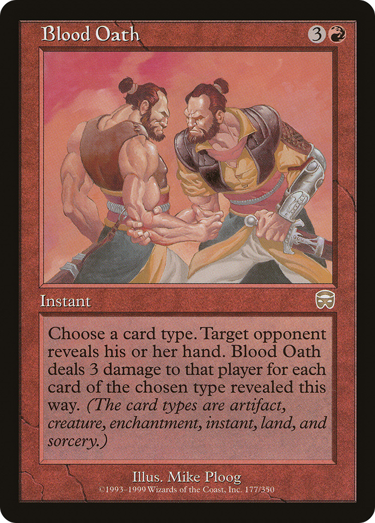 Blood Oath (177) Foil - Mercadian Masques
