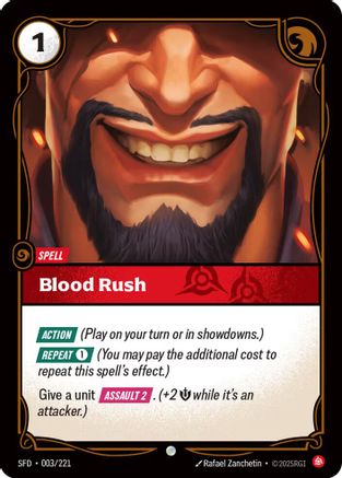 Blood Rush (003) Foil - Spiritforged
