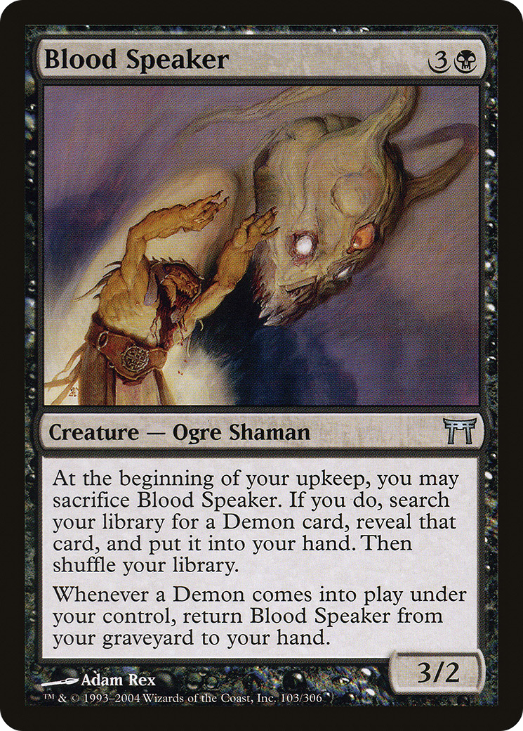Blood Speaker (103) Foil - Champions of Kamigawa