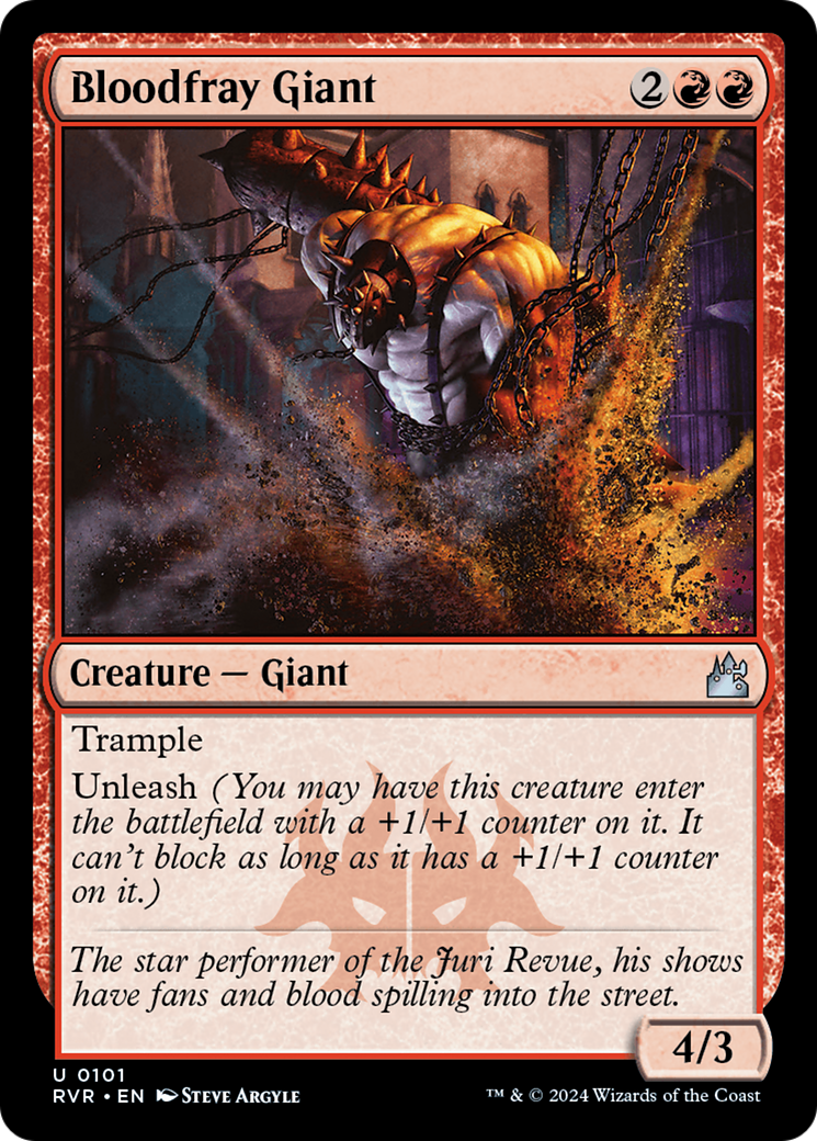 Bloodfray Giant (101) - Ravnica Remastered