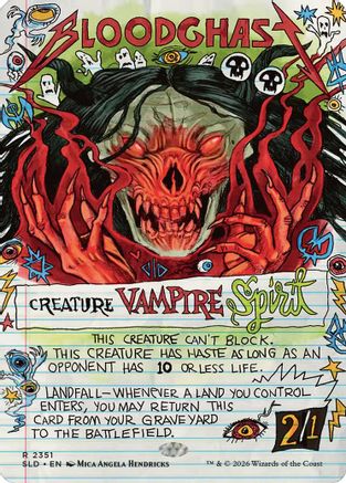 Bloodghast (2351) Foil - Secret Lair Drop Series