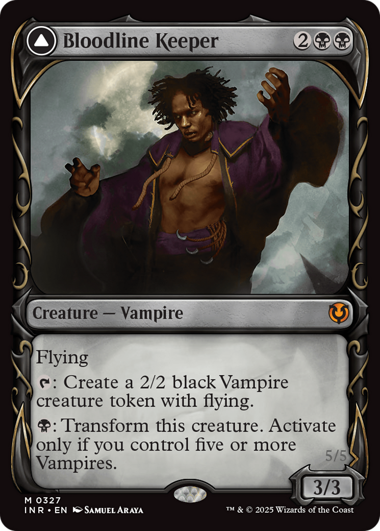 Bloodline Keeper // Lord of Lineage (Showcase) (327) Foil - Innistrad Remastered