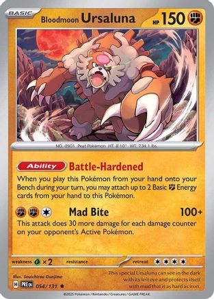Bloodmoon Ursaluna (54) Holofoil - Prismatic Evolutions