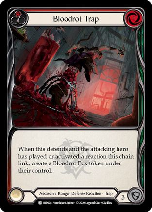 Bloodrot Trap (Red) (RIP008) - Blitz Deck: Outsiders - Riptide