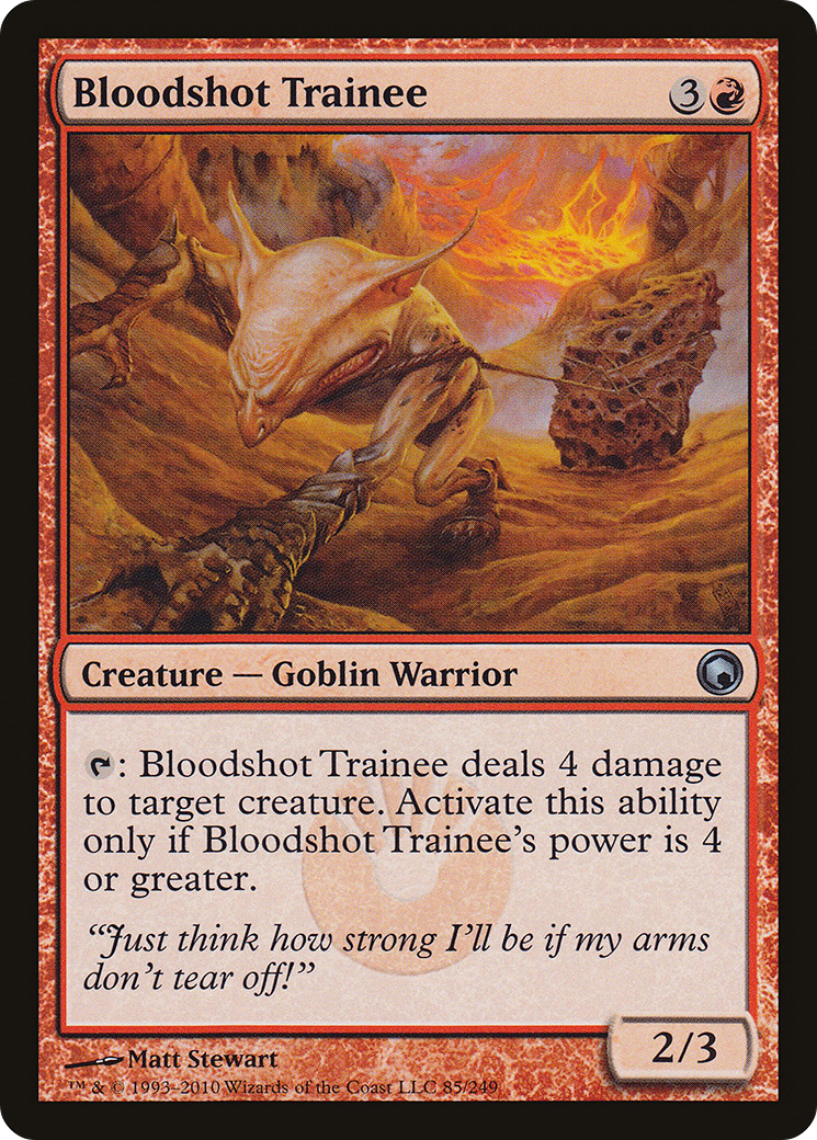 Bloodshot Trainee (085) - Scars of Mirrodin