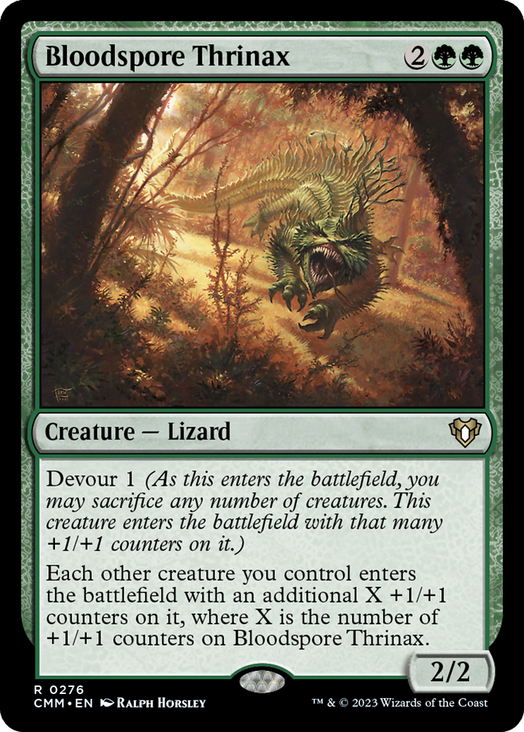 Bloodspore Thrinax (276) - Commander Masters