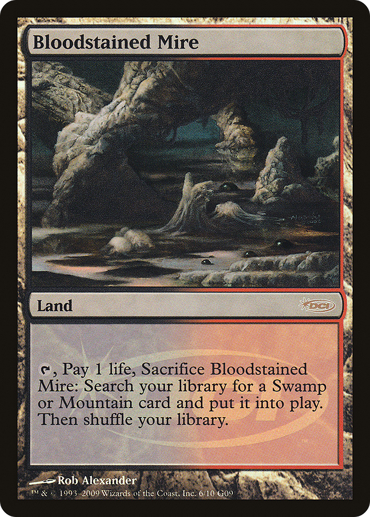 Bloodstained Mire (006) Foil - Judge Gift Cards 2009