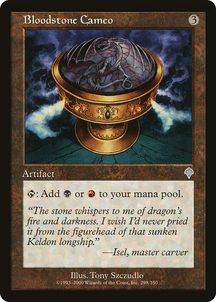 Bloodstone Cameo (298) Foil - Invasion